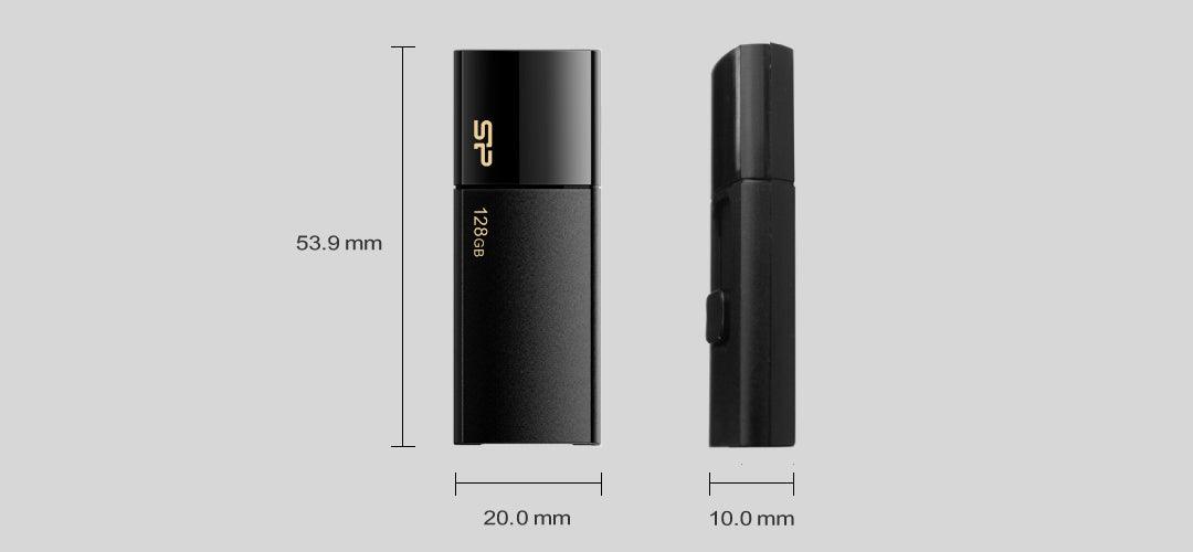 فلاش يو إس بي من سيليكون باور 128 جيجابايت سريعة