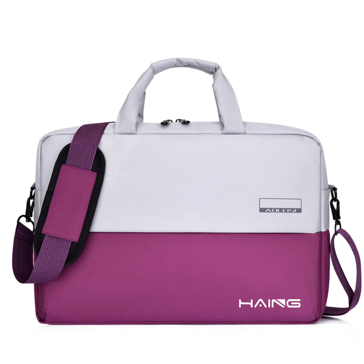 HAING A47 Laptop Briefcase Bag for 15.6-Inch Laptops, Portable Carrying Case