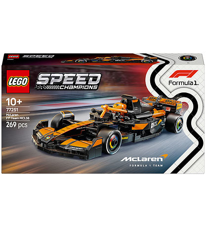 LEGO Speed Champions سيارة McLaren F1 MCL38 – 269 قطعة
