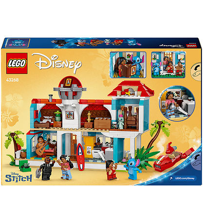 LEGO ديزني – منزل شاطئ ليلو وستيتش 43268 – 834 قطعة
