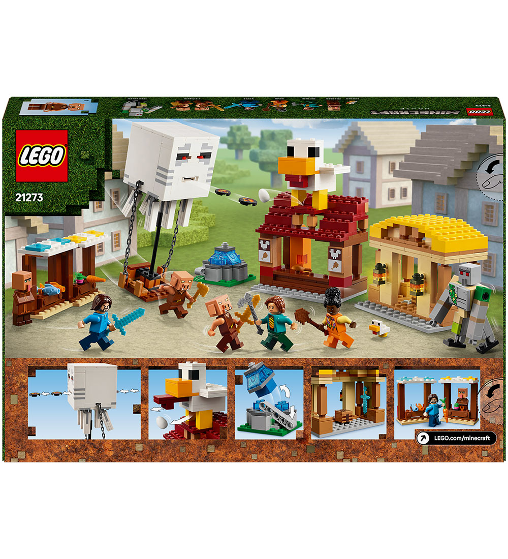 LEGO Minecraft هجوم على القرية 21273 – 555 قطعة