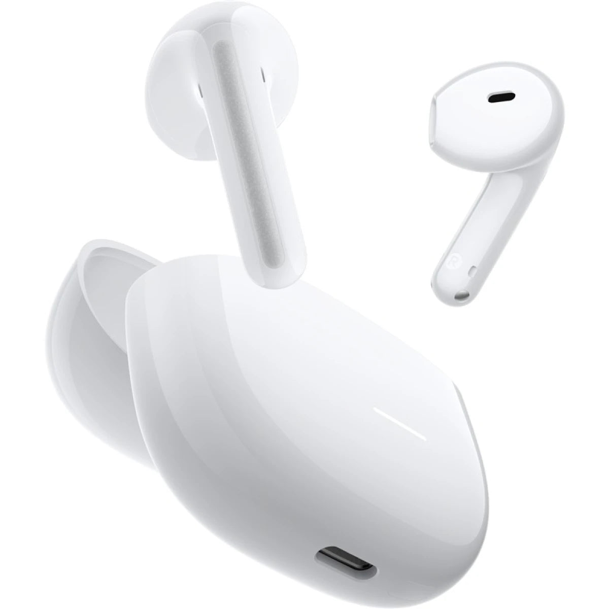 سماعات Xiaomi Redmi Buds 8 Active – لاسلكية مع ANC، أبيض