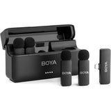 BOYA BY-V4U Ultra-Compact 4 Wireless Microphone System | USB-C