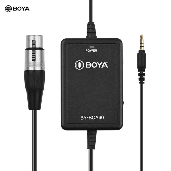 BOYA BY-BCA60 6M XLR to 3.5mm TRRS Mic Cable – Ultra Long