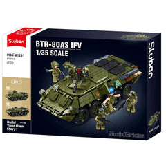 دبابة BTR-80AS Sluban 1:35 | 619 قطعة تركيب