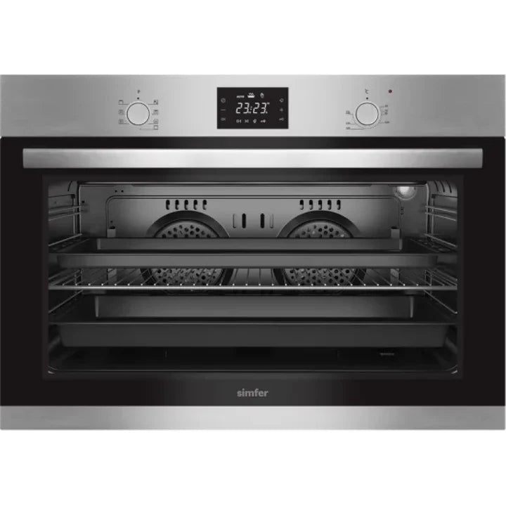 Simfer B9300CMRIM Built-In Gas Oven | 90cm | 95L | Double Turbo Fan | FFD Safety | Stainless Steel