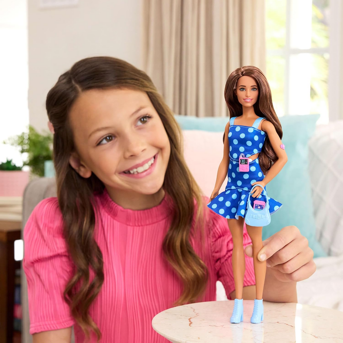 Barbie Fashionistas Doll – Blue Polka Dot