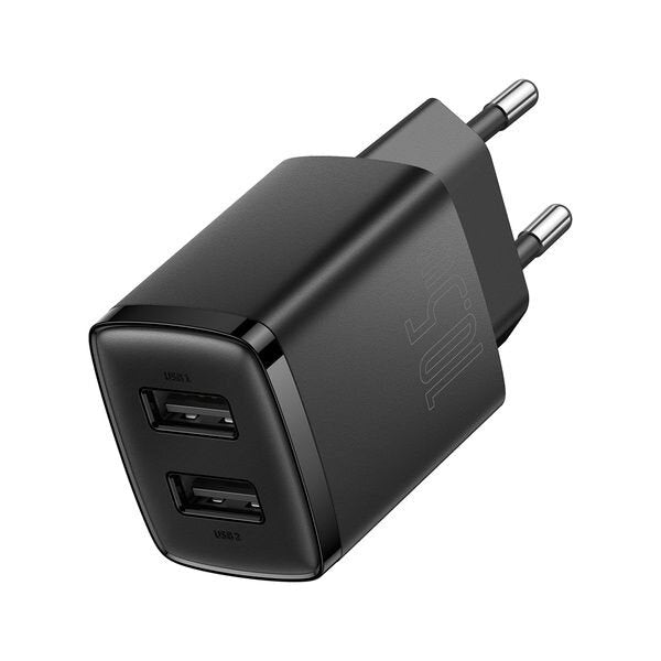 Baseus Compact Charger 2 Port 10.5W - EU