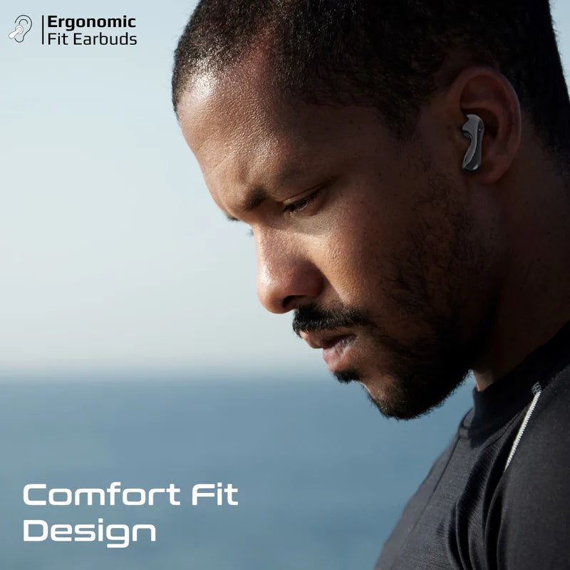 سماعات TWS Promate Baton مع إلغاء الضوضاء | أسود