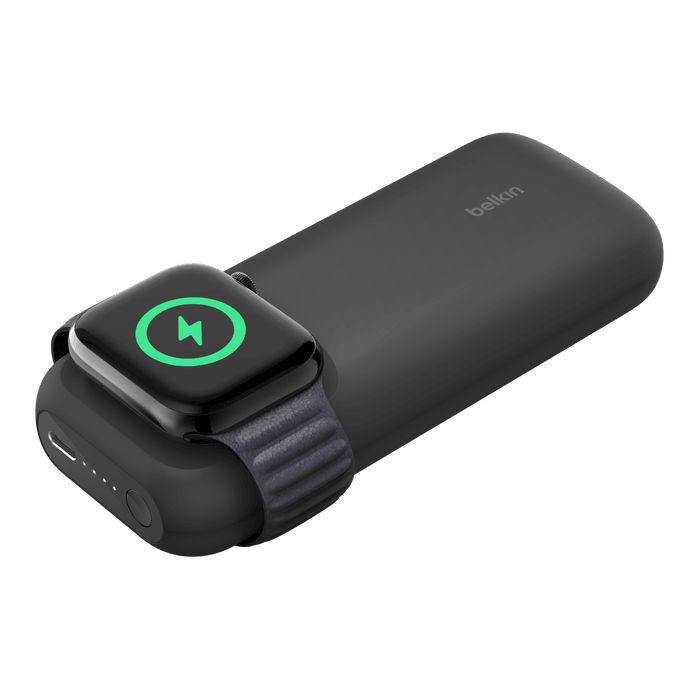 Belkin BoostCharge Pro Fast Wireless Charger 10K Power Bank - Black
