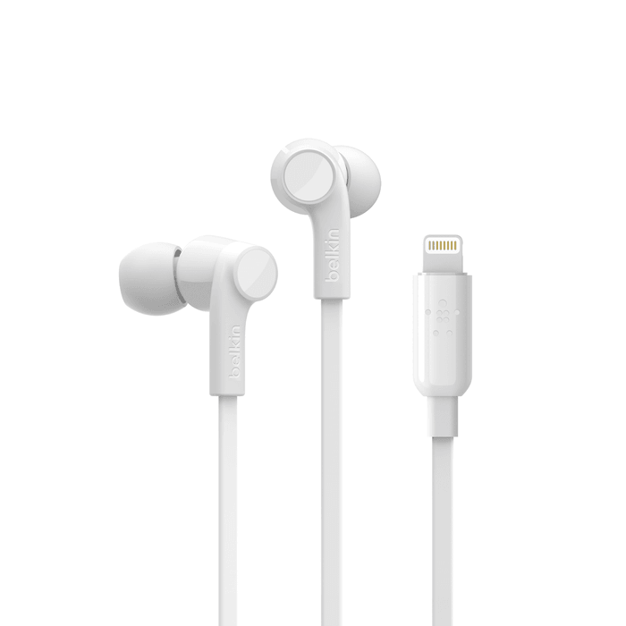 Belkin SOUNDFORM Headphones Lightning Connector Premium Sound - White
