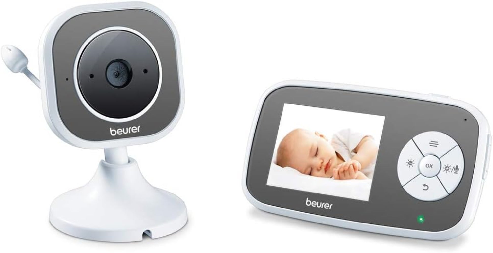 Beurer BY 110 Baby Monitor Wireless Baby Monitor with Night