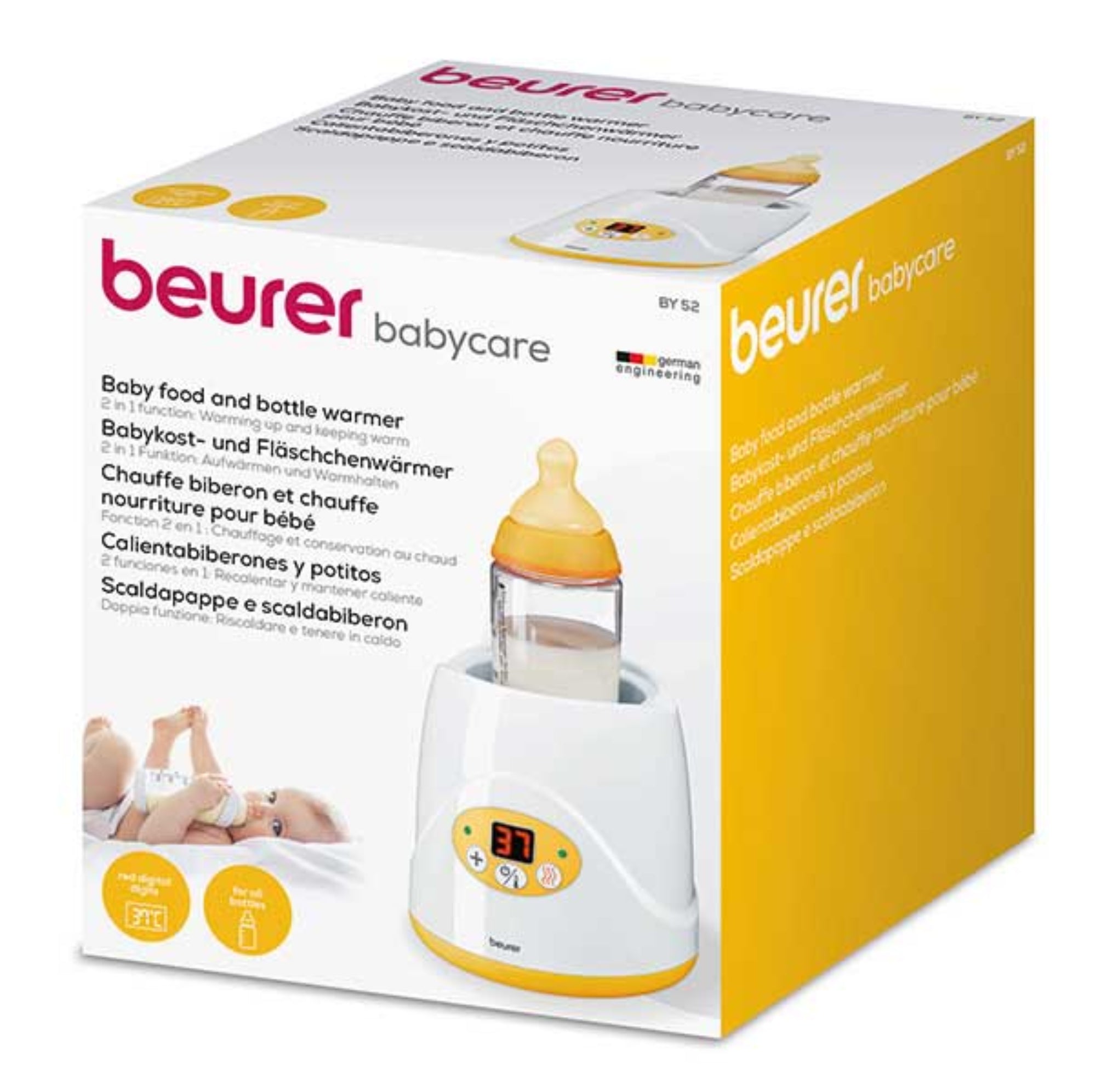 Beurer BY 52 Baby Bottle Warmer with LED Display