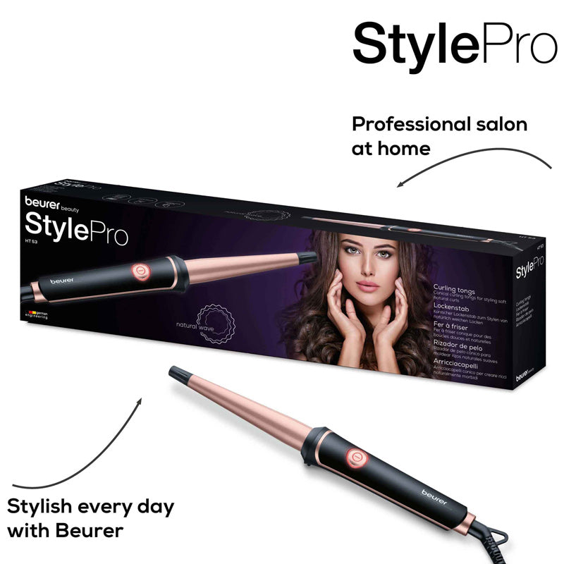 Beurer HT 53 Ceramic Keratin Hair Curling Iron for Perfect