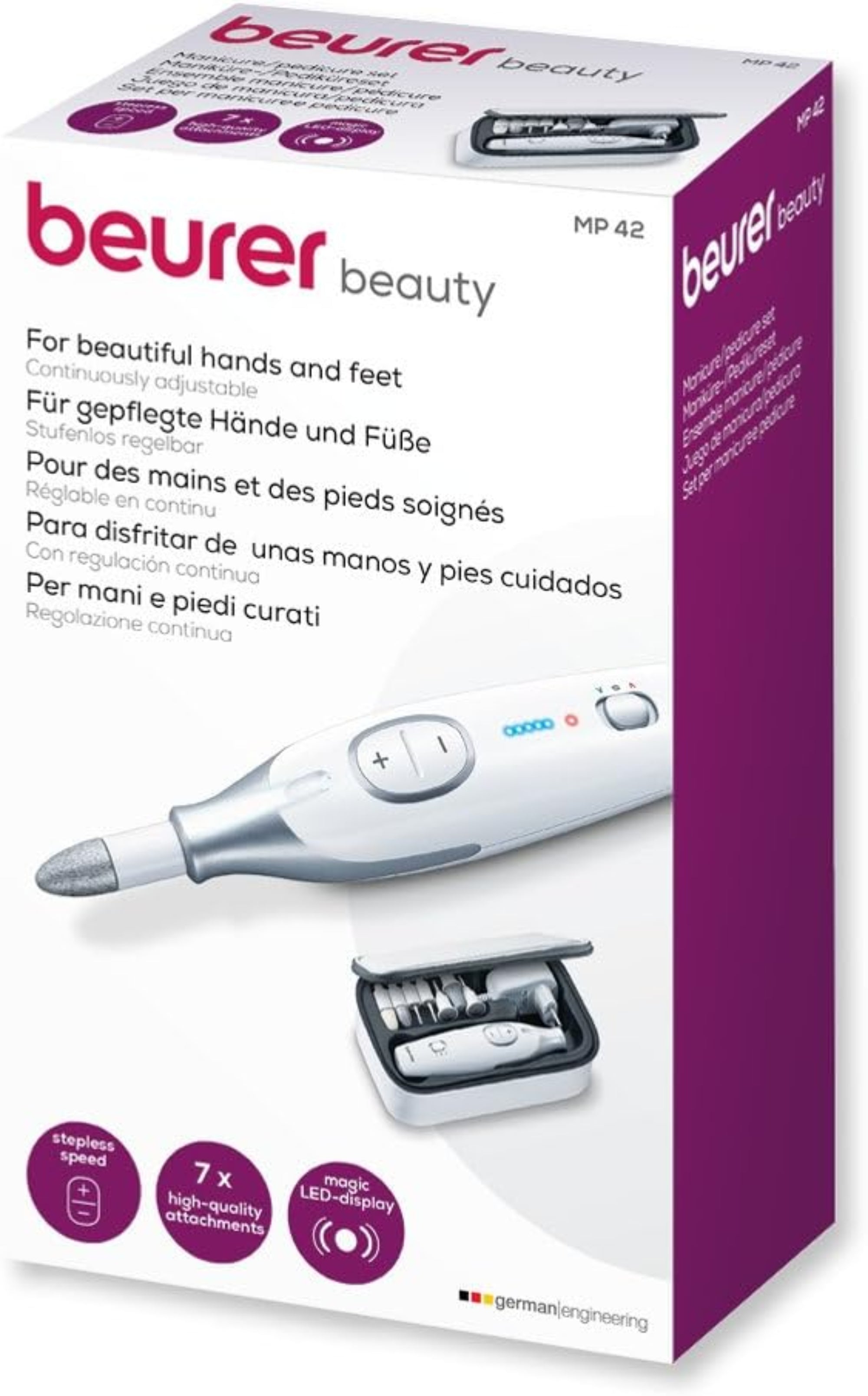 Beurer MP 42 Manicure & Pedicure Set Professional Nail Care