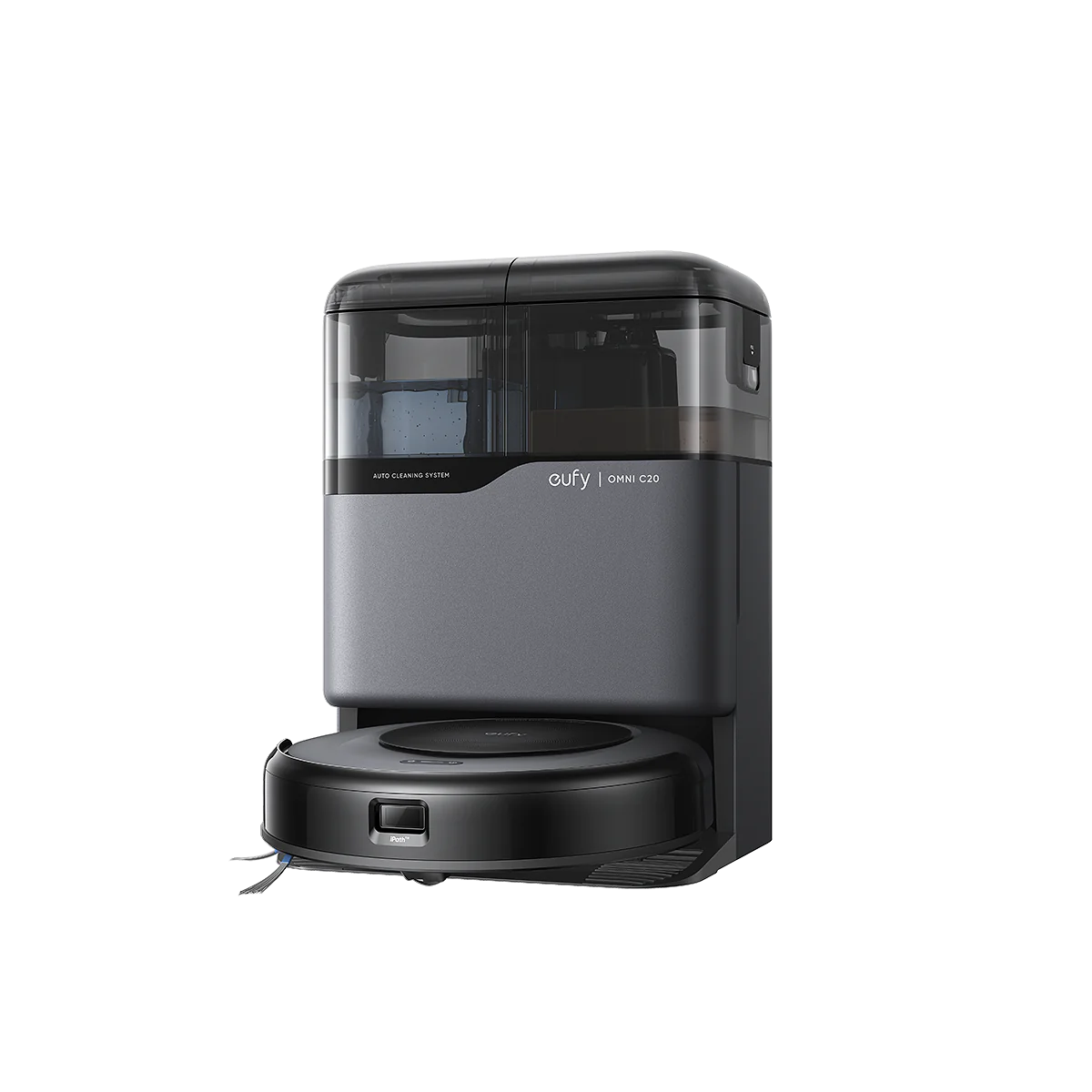 مكنسة كهربائية روبوتية من eufy Omni C20 - 7000 باسكال، تنظيف شامل