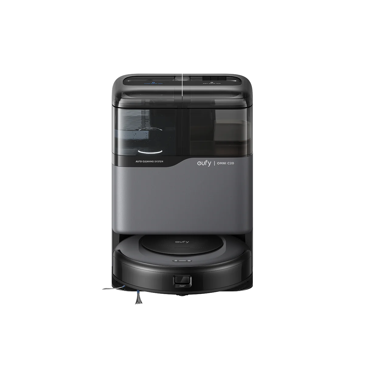 مكنسة كهربائية روبوتية من eufy Omni C20 - 7000 باسكال، تنظيف شامل