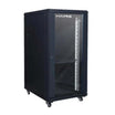 HAING 18U Network Server Cabinet, 600 x 1000mm, Glass Door, Dual Fans, Shelves, 6-Port PDU and Casters
