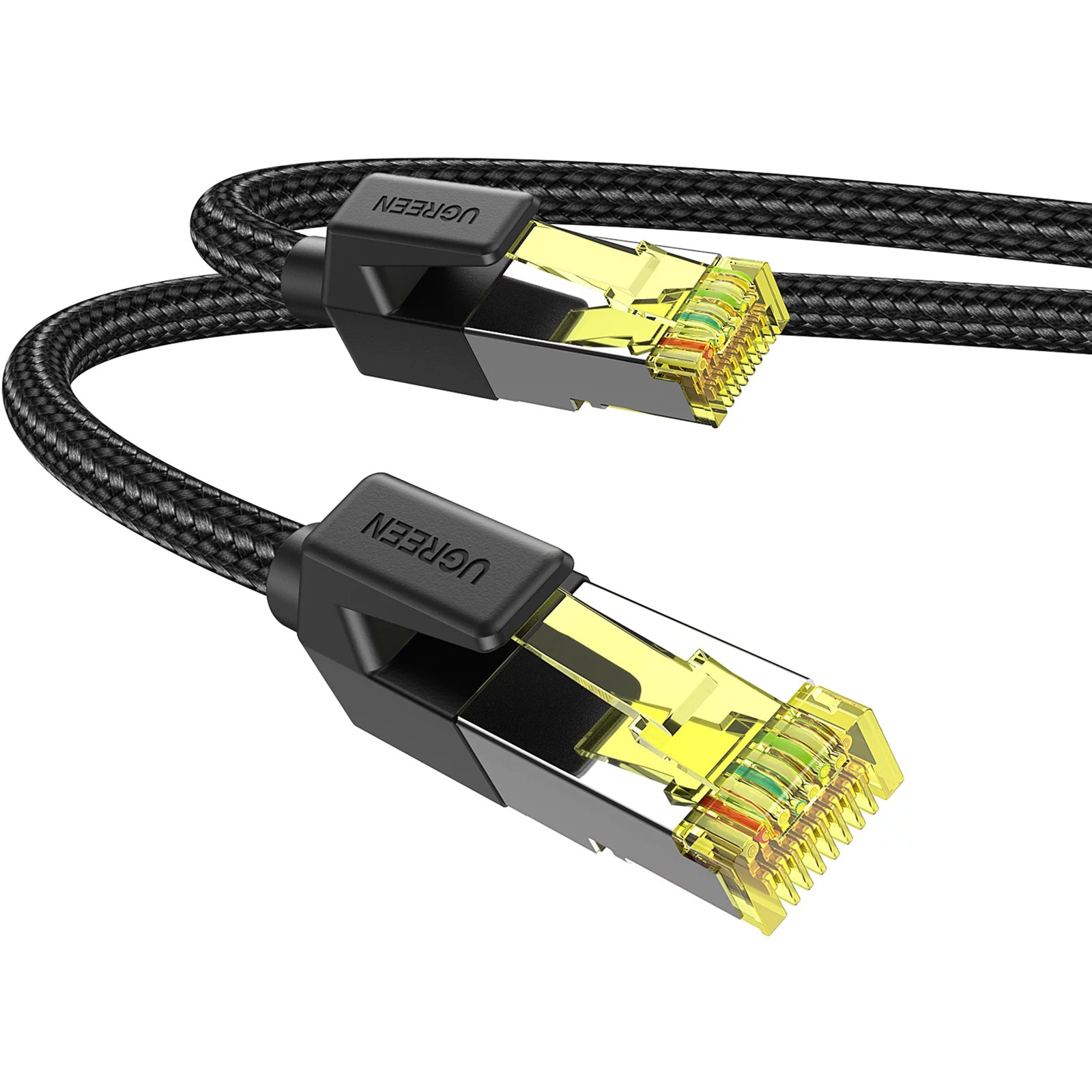 UGREEN Cat 7 Ethernet Cable Braided Pure Copper 10m (Black)