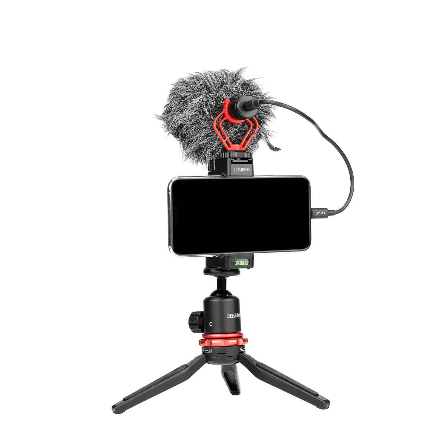 كابل محول Lightning معتمد من BOYA مقاس 3.5 مم ذكر إلى Apple MFi ذكر (20 سم) - أسود