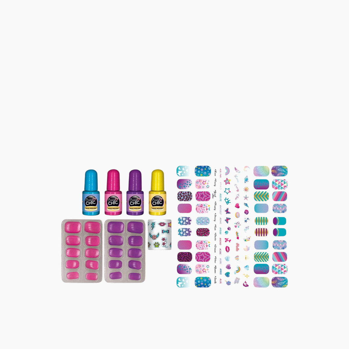 Clementoni Crazy Chic Nail Glow in the Dark K
