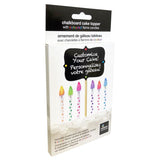 Rainbow Moments Chalkboard Cake Topper – Multicolor