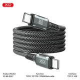 XO NBQ267 Magnetic Cable 60W – Fast Type-C to Type-C Charging