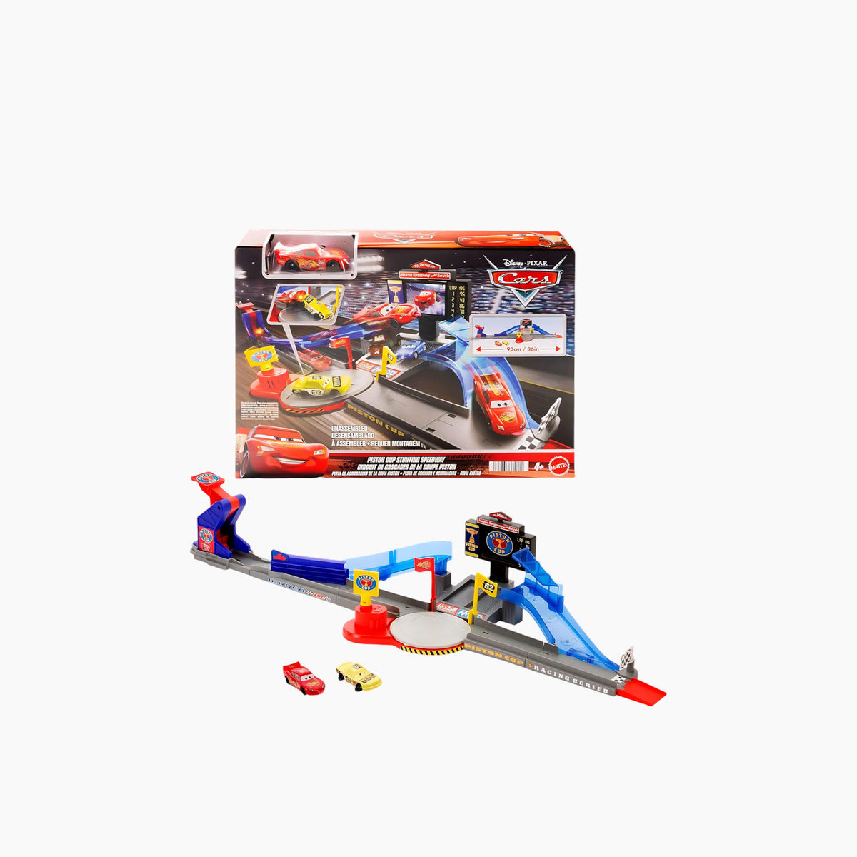 Mattel Cars Piston Cup Stunt Trackset