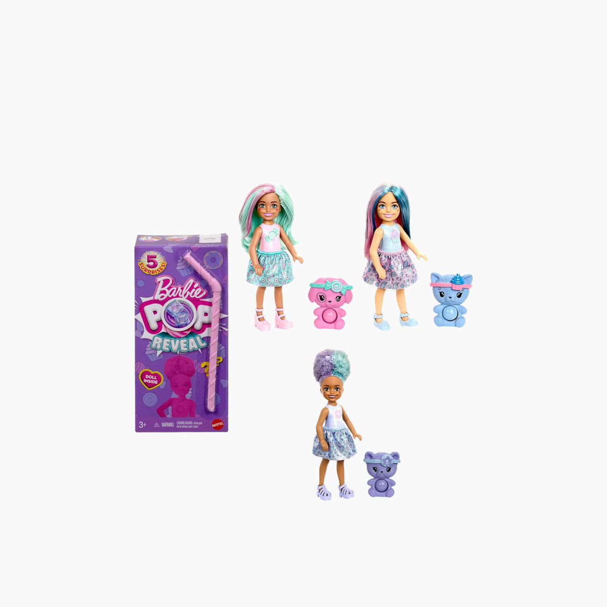 Mattel Chelsea Pop! Reveal Sweet Treats Series – Assorted