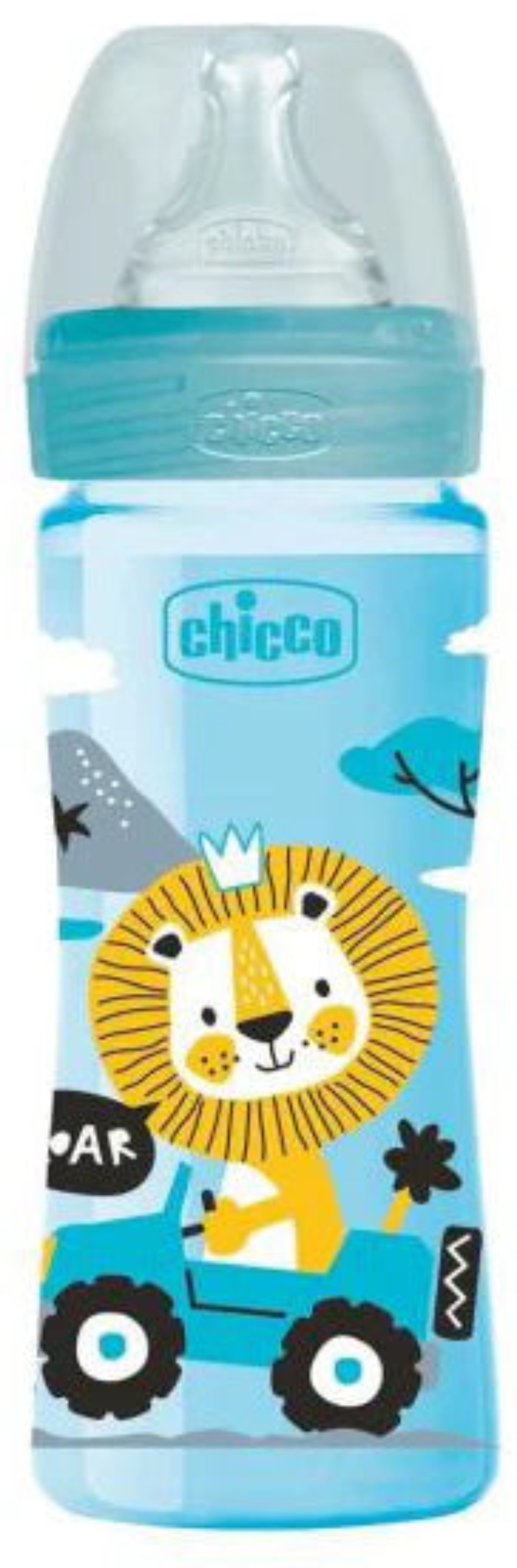 Chicco BOTTLE WB COL PP BOY 250 MED SIL Anti-Colic & Comfortable