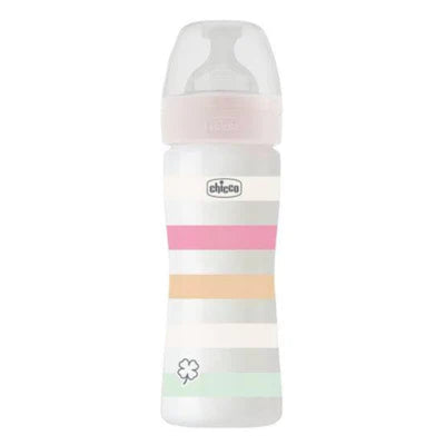 Chicco BOTTLE WB PP Girl 250 MED SIL Anti-Colic - White