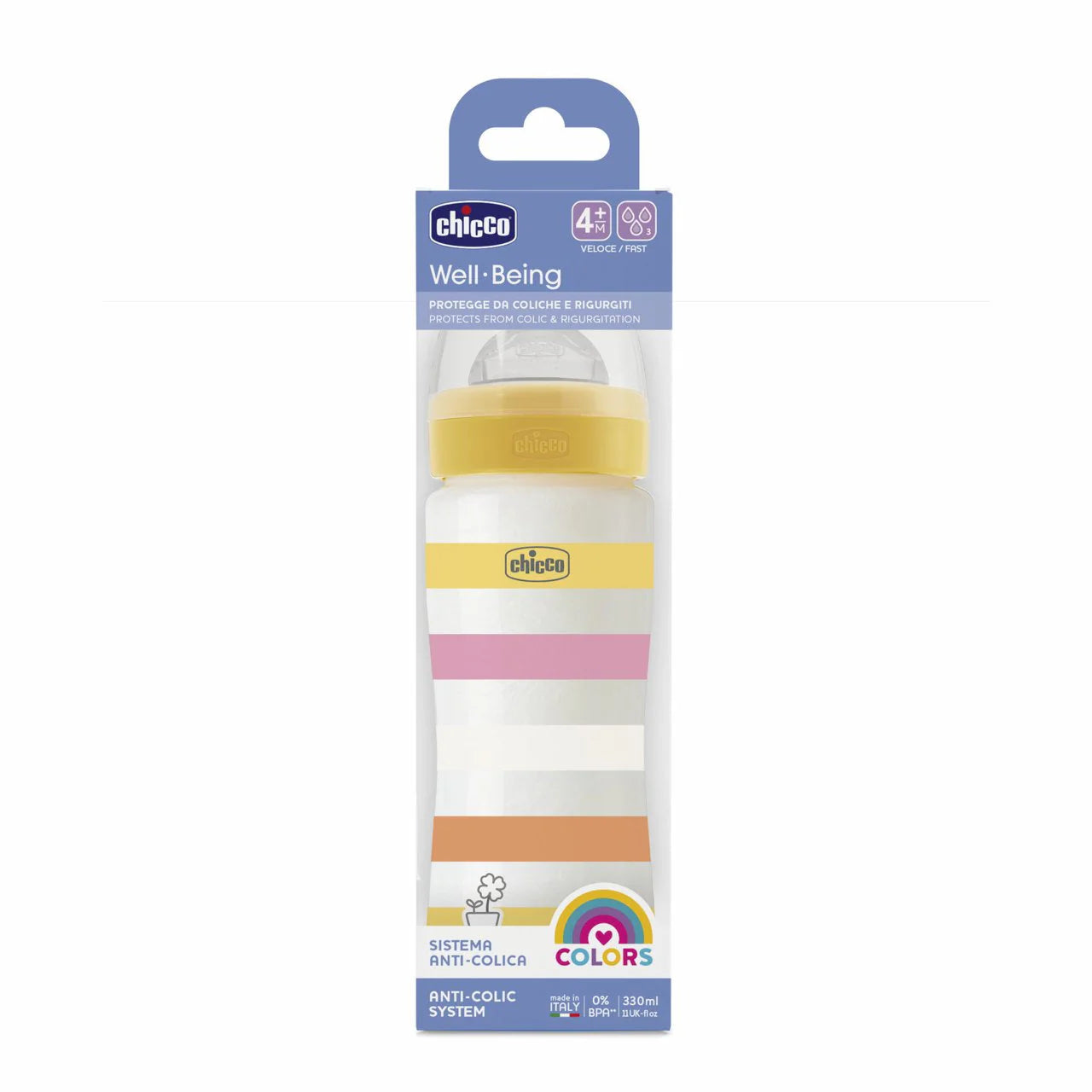 Chicco BOTTLE WB PP UNI 250 MED SIL Anti-Colic
