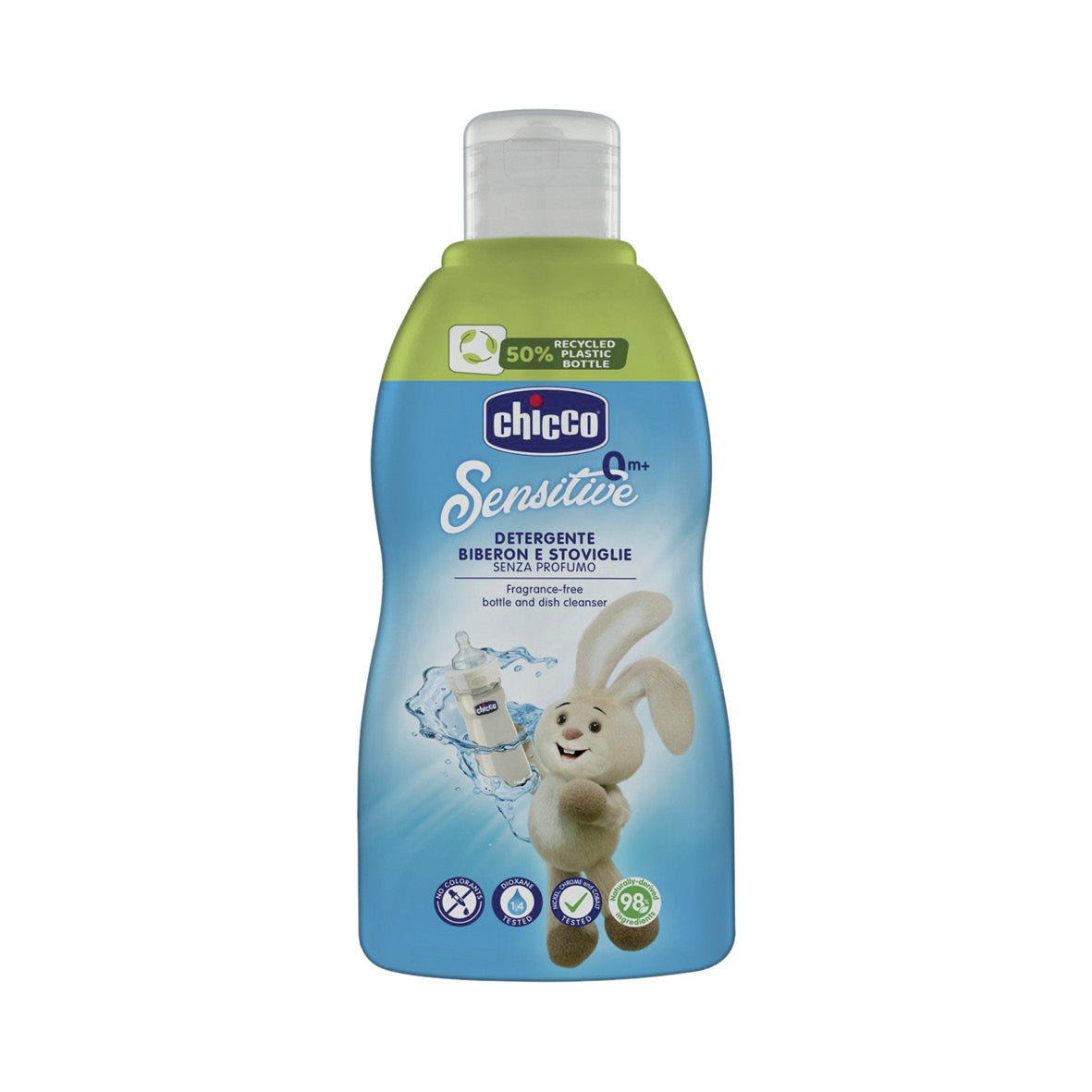 Chicco Baby Bottle & Dish Cleanser 300ML Natural & Safe
