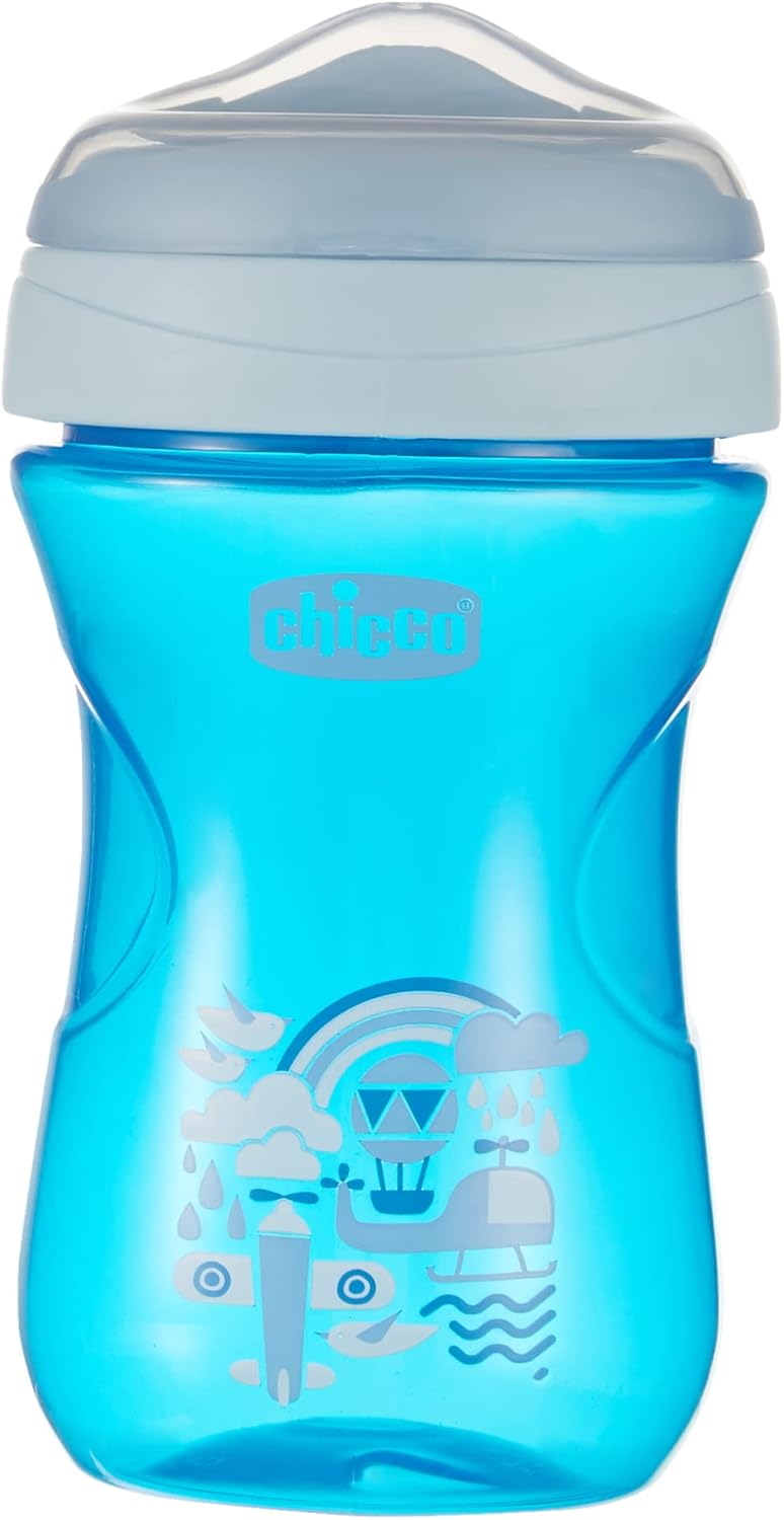 Chicco Easy Cup 12M+ BOY PACK2 Leak-Proof - Turquoise