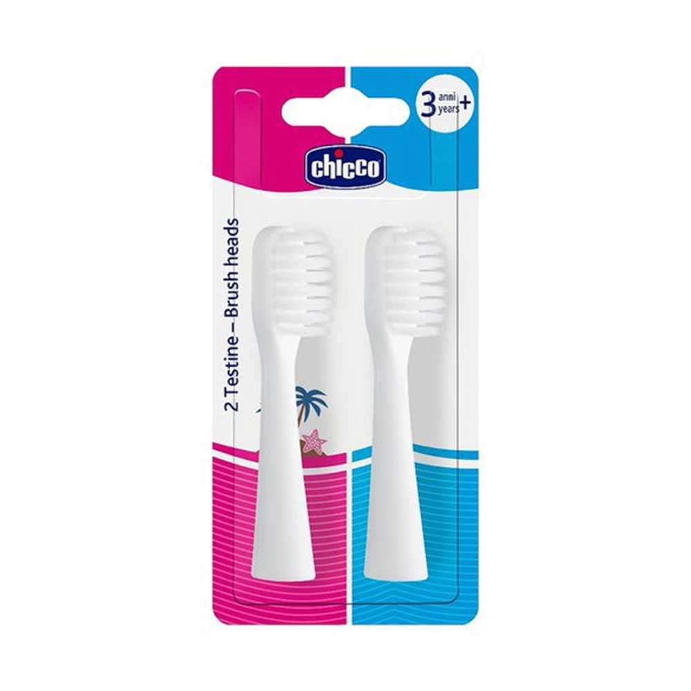 Chicco Electric Toothbrush Heads Gentle & Effective Cleaning