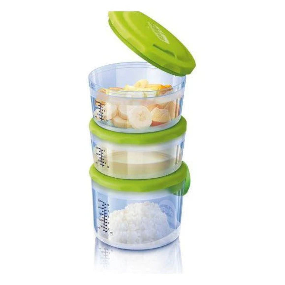 Chicco Food Containers System 6M+ Airtight Baby Food