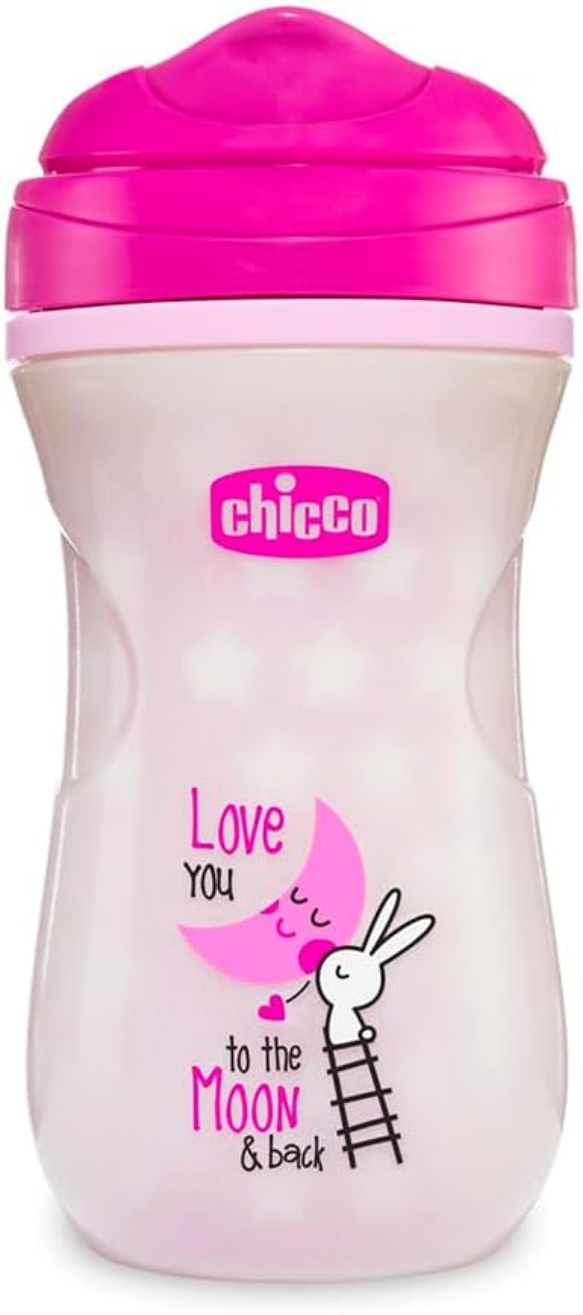 Chicco Glowing Cup 14M+ Leak-Proof & Keeps Drinks Warm - Pink