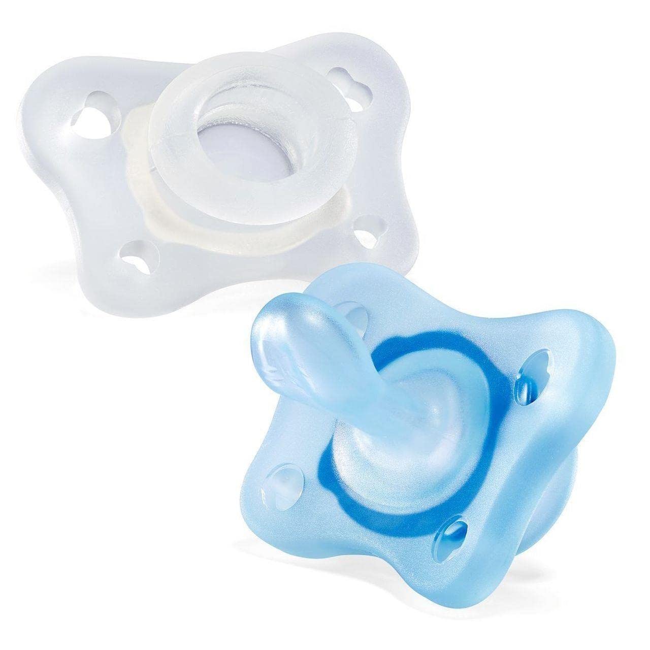 Chicco Mini Soft 0-2M Soother Boy Ultra-Soft & Fast Sterilization