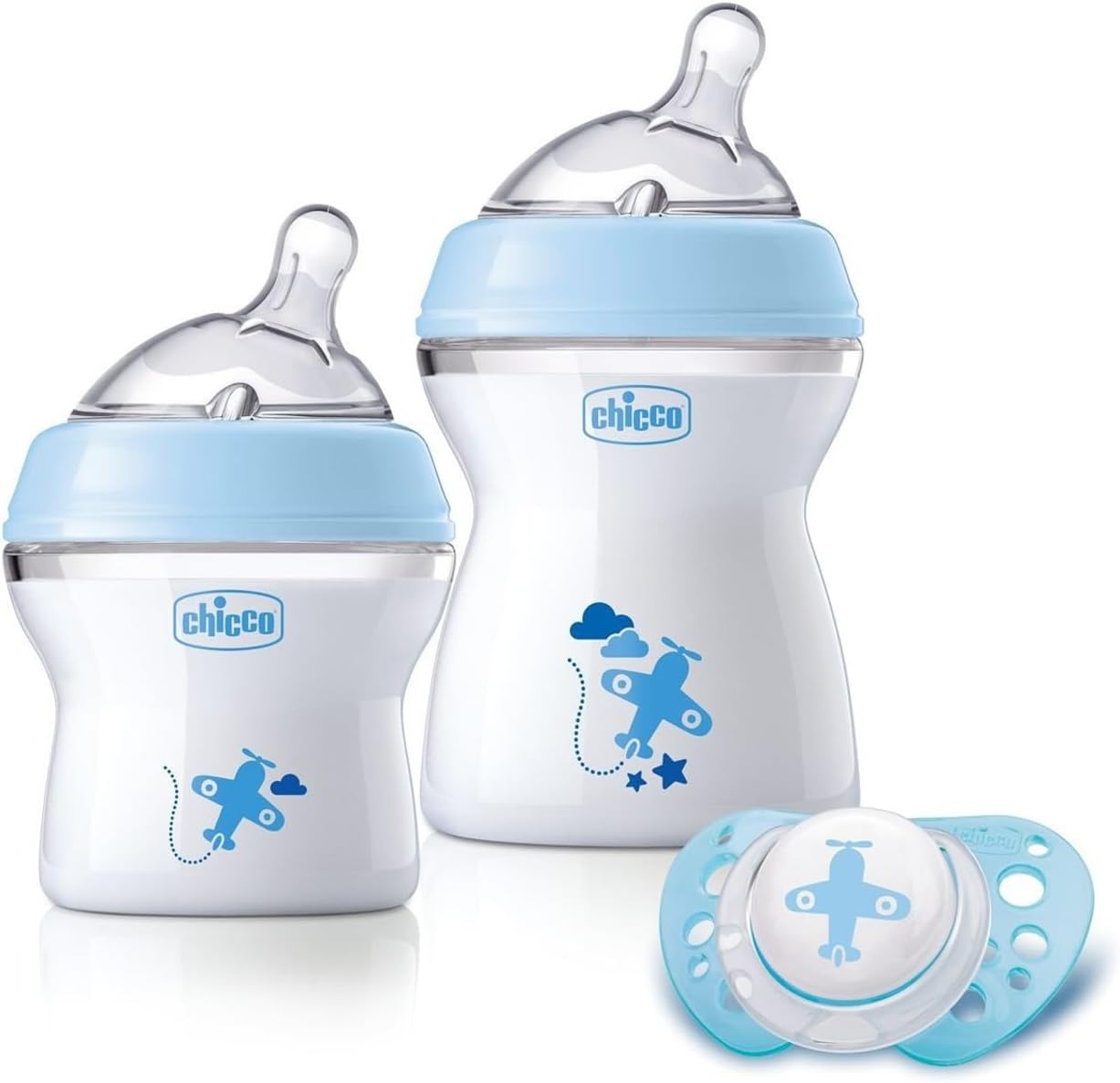 Chicco Natural Feeling Gift Set Perfect boy Feeding Kit - Blue