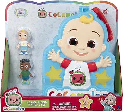 CoComelon Carry Case with JJ & Cody Portable & Fun