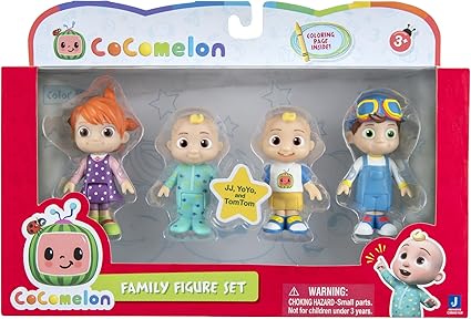 CoComelon Family 4 Figure Pack Fun & Educational Toys