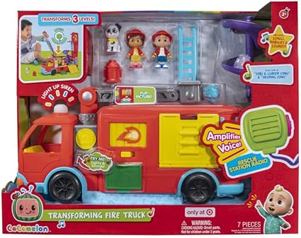 CoComelon Transforming Fire Truck Lights Sounds & Fun