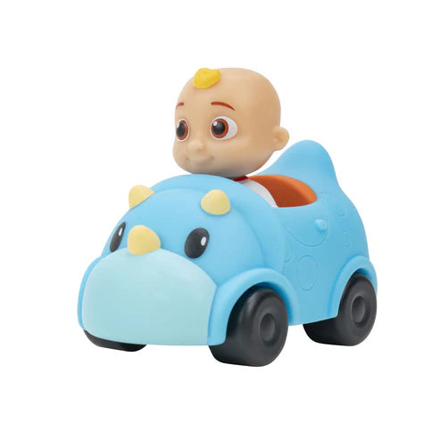 Cocomelon Mini Vehicles Dino Car JJ Toy Fun & Learning - Blue