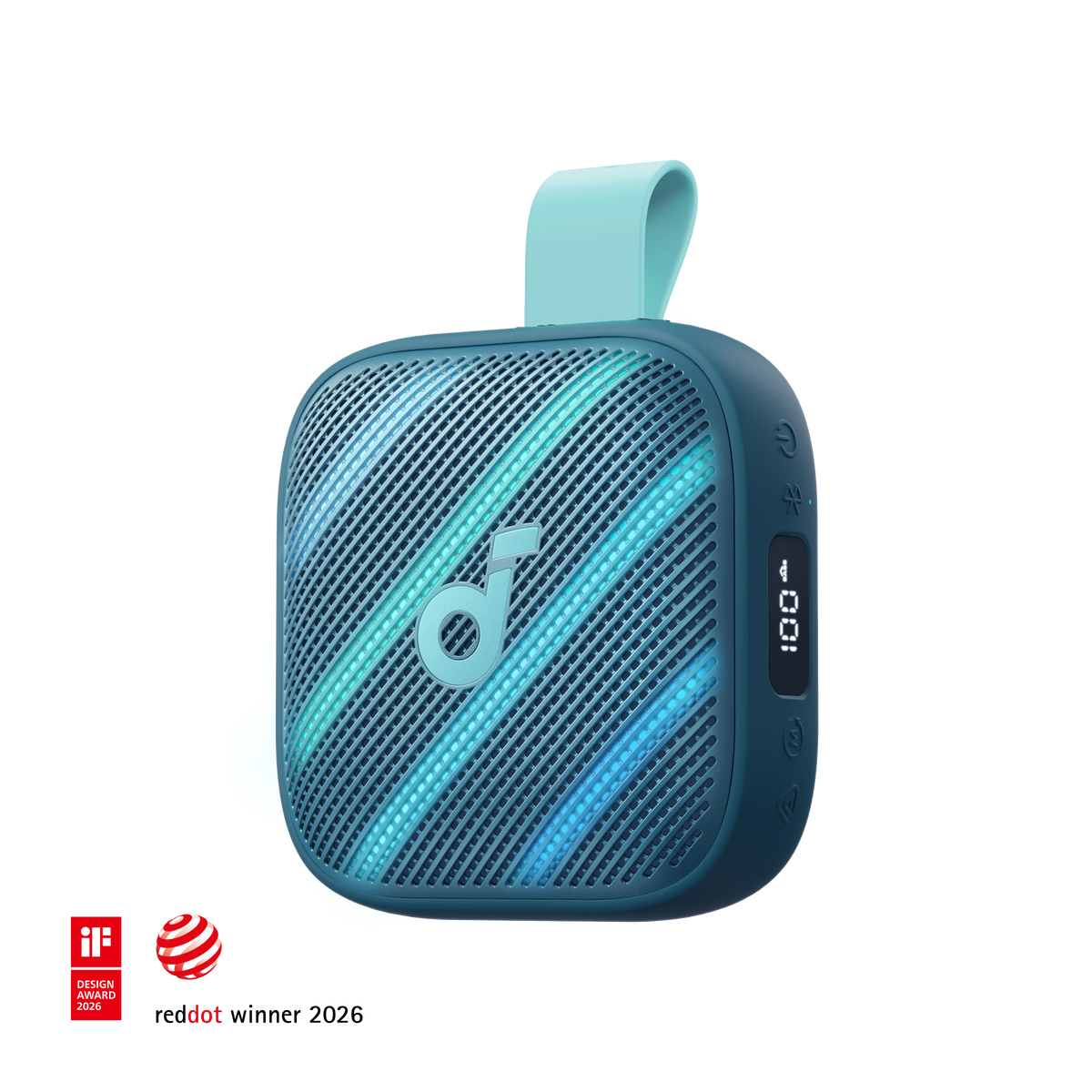 Anker soundcore Boom Go 3i Portable Bluetooth Speaker with Powerful Bass Blue