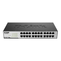 D-Link DES-1024D محول إيثرنت سريع غير مُدار مزود بـ 24 منفذًا