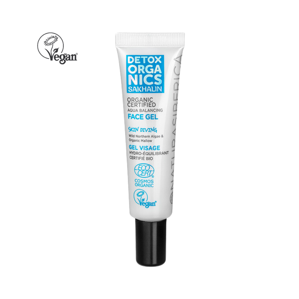 DETOX ORGANICS Face Gel for Combination Skin – 30ml