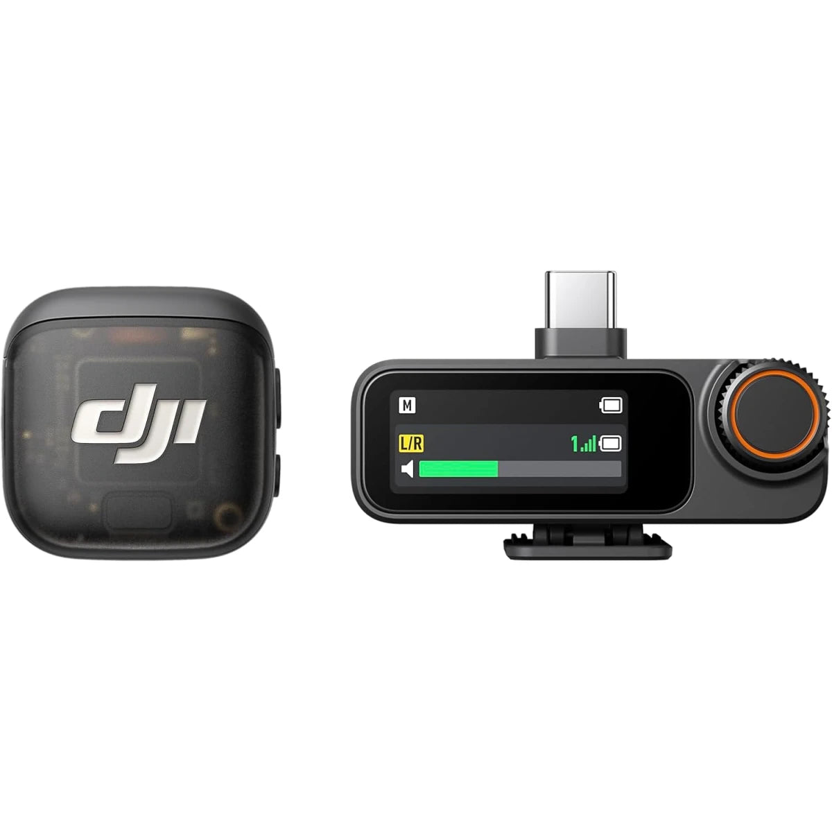 ميكروفون لاسلكي صغير الحجم من DJI Mic 3 (جهاز إرسال واحد + جهاز استقبال واحد)