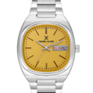 Daniel Klein DK.1.13751-2 Men's Analog Watch - Yellow Dial, Silver Steel