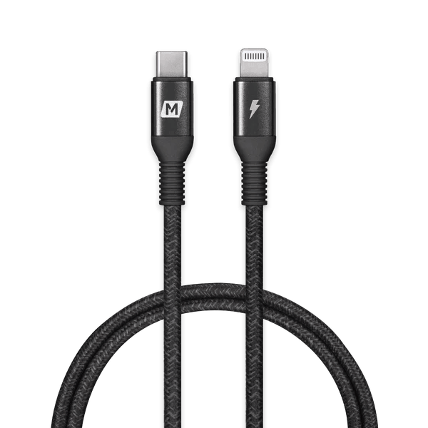 Momax Elite Link USB C to Lightning 1.2m Nylon Braided Cable Fast Charging Cable for iPhone and iPad