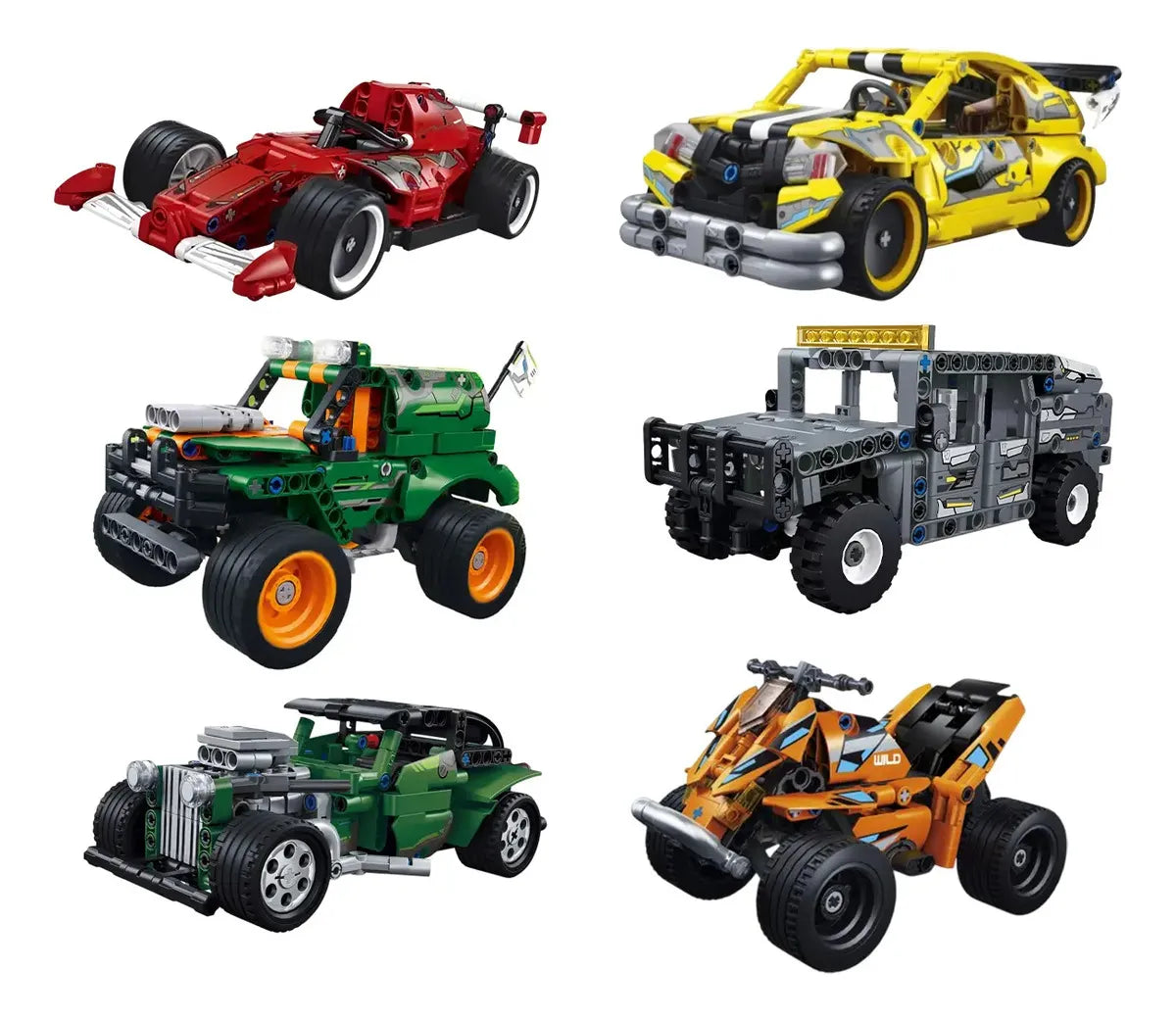 Sluban سيارة خضراء | مجموعة بناء تعليمية